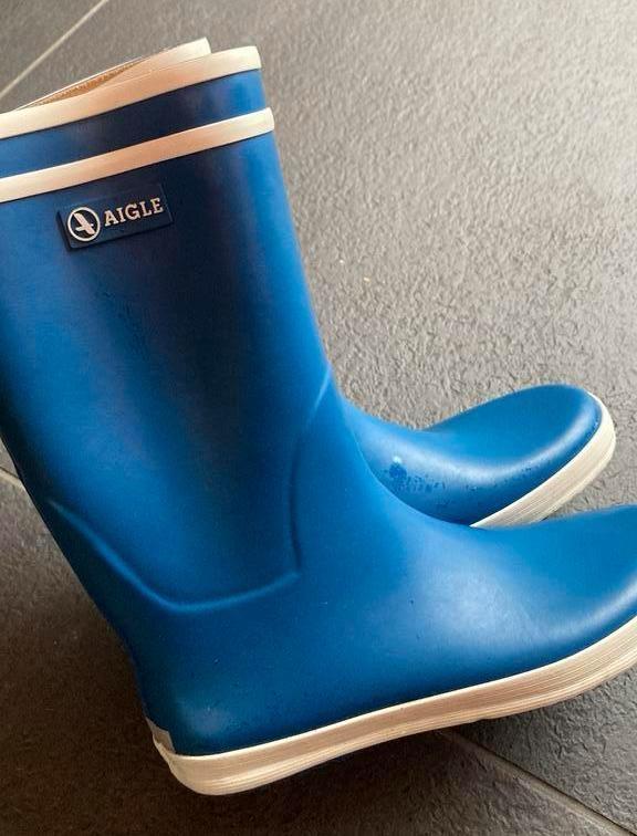 Aigle maat 35 laarzen/botten donkerblauw, Ophalen, Zo goed als nieuw, Laarzen