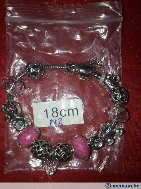 Bracelets type PANDORA, Enlèvement ou Envoi, Neuf, Autres matériaux, Avec bracelets à breloques ou perles