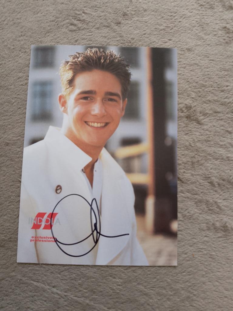 Fotokaart met handtekening Christoff, Ophalen of Verzenden