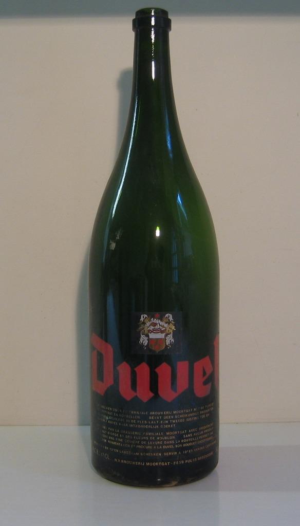 ANCIENNE BOUTEILLE À BIÈRE DUVEL 3 L (274), Enlèvement, Utilisé, Bouteille(s), Duvel