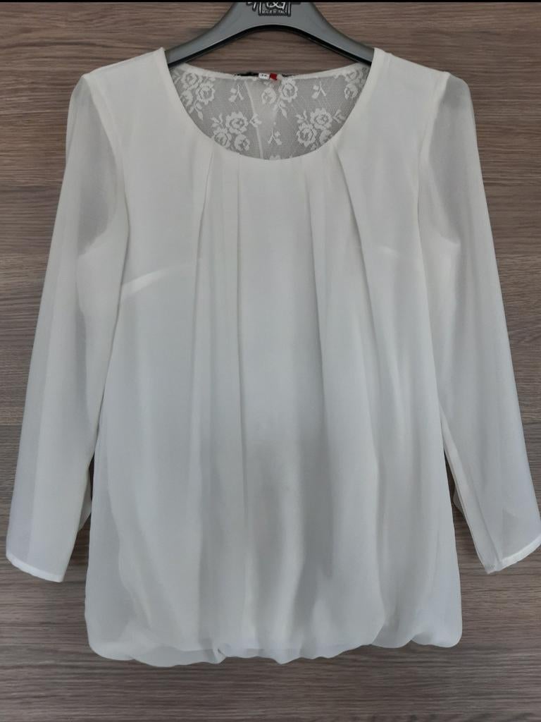 Lola & Liza witte blouse maat 34 (XS), Kleding | Dames, Blouses en Tunieken, Gedragen, Maat 34 (XS) of kleiner, Wit, Ophalen of Verzenden
