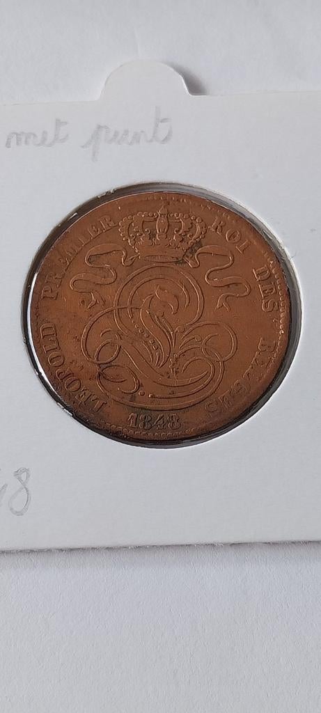5 cent 1848, Verzenden, Metaal, Losse munt