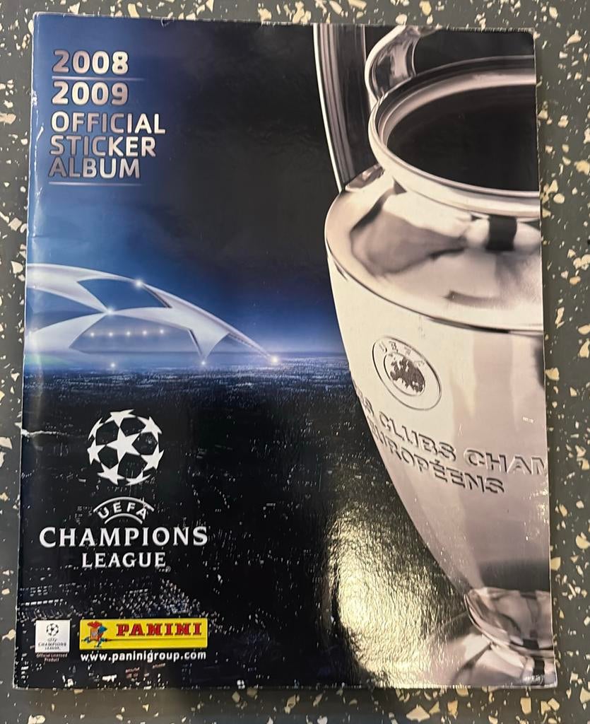 Panini champions league 2008-2009 compleet album, Ophalen of Verzenden, Gebruikt