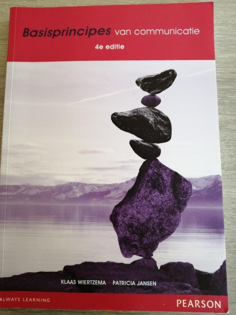 Boek Basisprincipes van communicatie, Ophalen of Verzenden, Gelezen