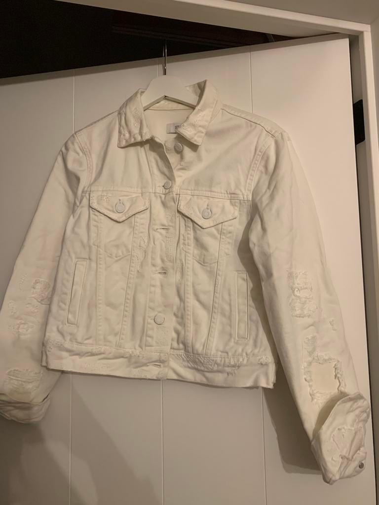 Witte jeansvest Closed small, Kleding | Dames, Ophalen of Verzenden, Zo goed als nieuw