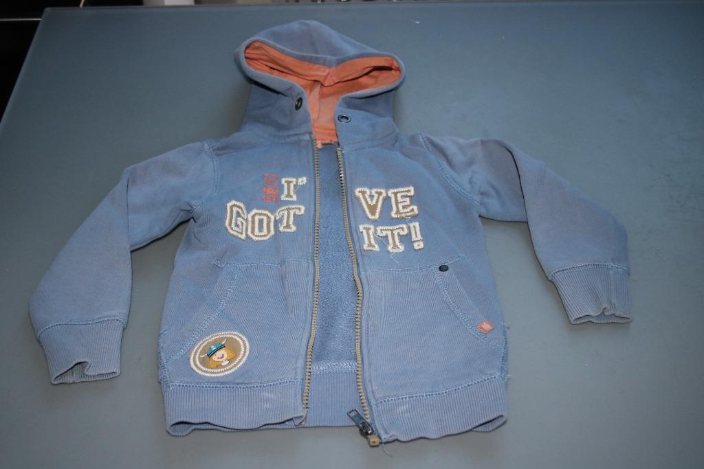 blauwe gilet van Wickie de Viking maat 104, Ophalen of Verzenden, Gebruikt, Jongen, Trui of Vest