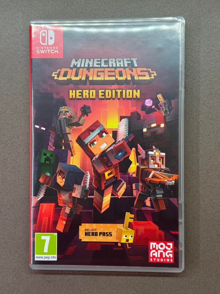 Minecraft dungeons hero edition Switch, Games en Spelcomputers, Games | Nintendo Switch, Zo goed als nieuw, Vechten, Ophalen of Verzenden
