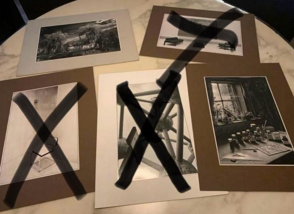 Reeks van 2 zw/w kunstfotografie, Ophalen of Verzenden