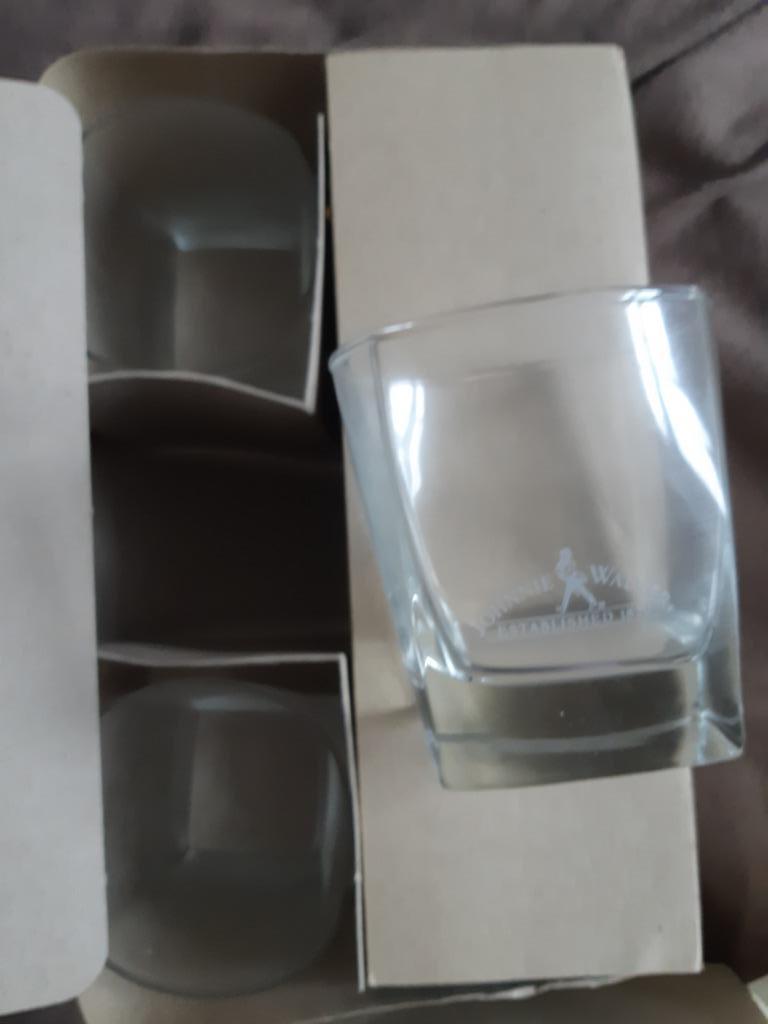 6 prachtige grote Johnnie Walker whiskyglazen, Ophalen, Nieuw, Overige typen