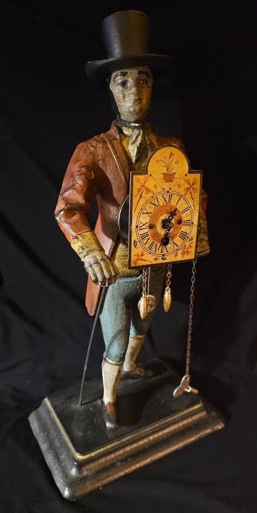 klokkenman met hoge hoed, Antiek en Kunst, Ophalen