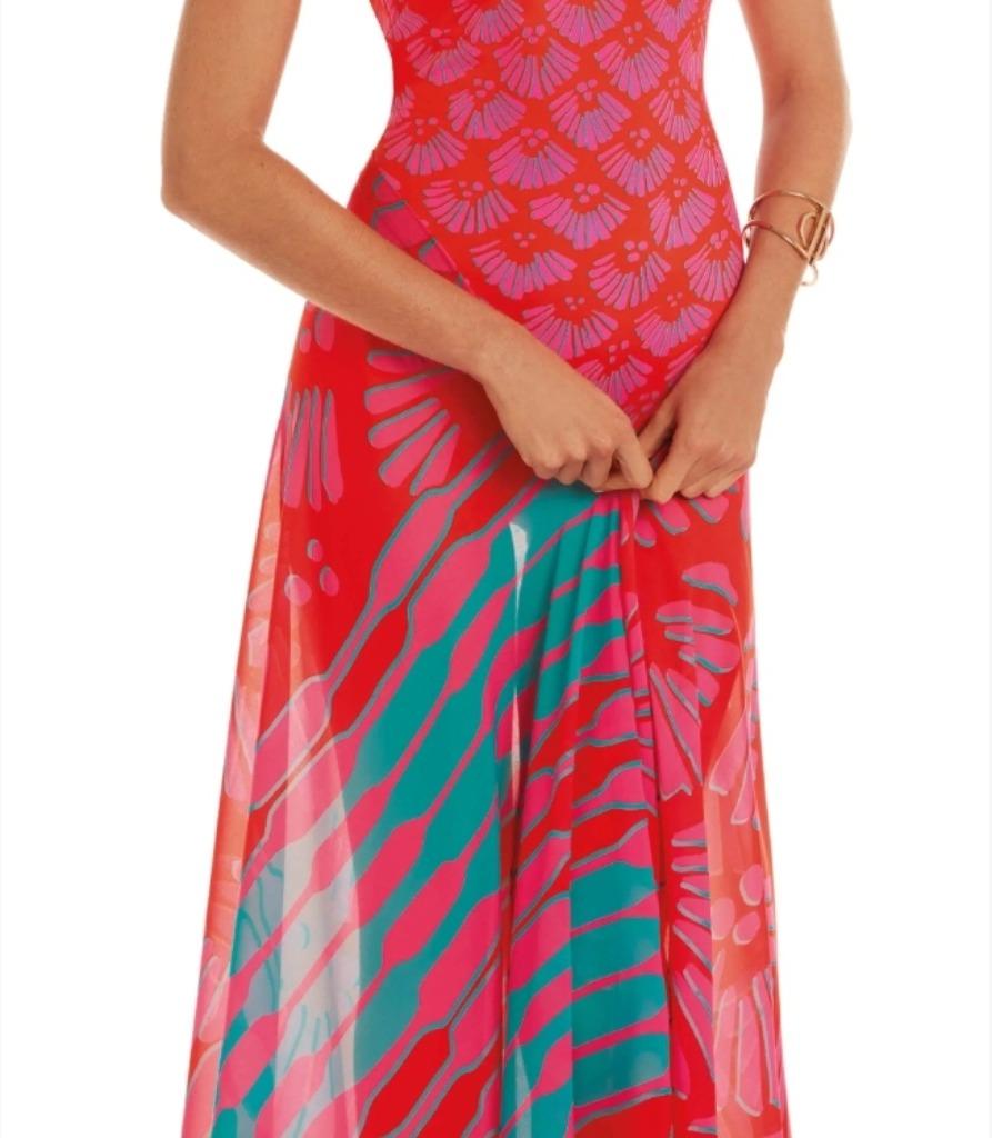 Paréo RUTH de la nouvelle série INDIAN, rouge corail lila, Enlèvement ou Envoi, Autres types, Roidal, Neuf