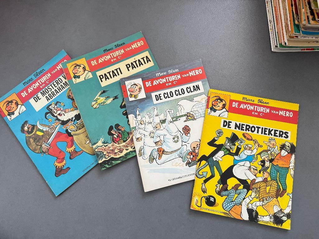 Nero strips 4 exemplaren, Meerdere stripboeken, Ophalen of Verzenden, Gelezen, Marc Sleen