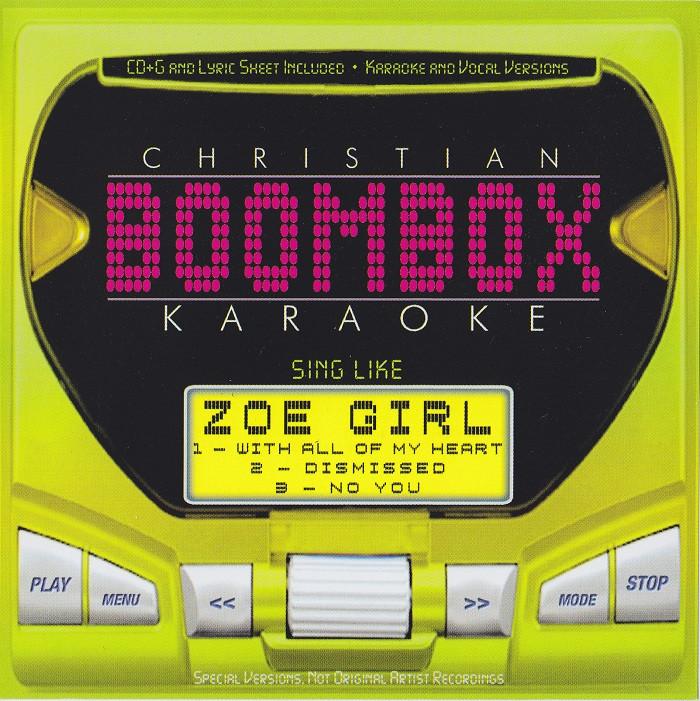 Vende> CD ZOE GIRL - Boombox - Chanson karaoké chrétienne, CD & DVD, CD | Religion & Gospel, Neuf, dans son emballage, Gospel