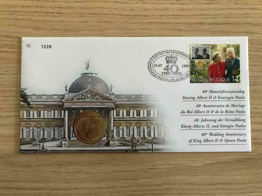 België 1999 - Numisletter postzegel 2828 40 j. Koninklijk. h, Neuf, Non oblitéré, Enlèvement, Autre