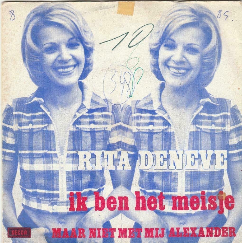 45T: Rita Deneve: Ik ben het meisje, Ophalen of Verzenden, Overige formaten