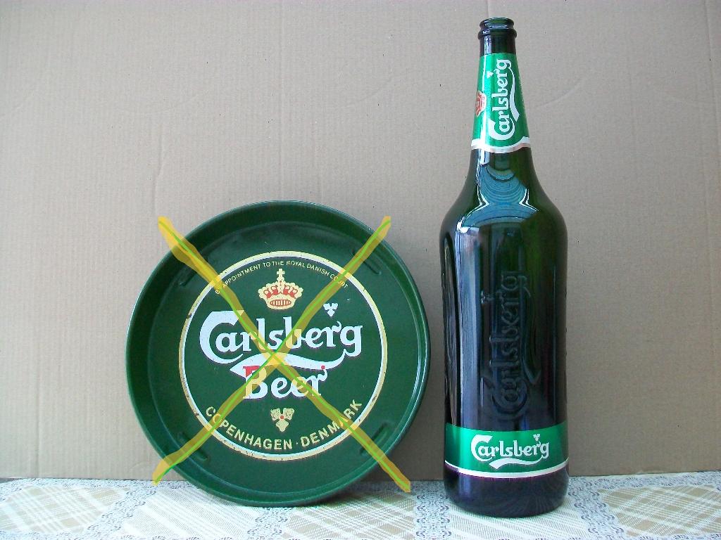 Carlsberg Fles 3L Liter - Bier - Glas - ijsemmer - Opener, Verzamelen, Biermerken, Ophalen of Verzenden, Zo goed als nieuw, Overige typen