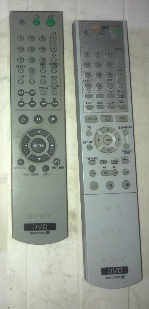 Sony TV, DVD en VCR video afstandsbediening 10€/stuk, Ophalen of Verzenden, Gebruikt, Origineel, Tv