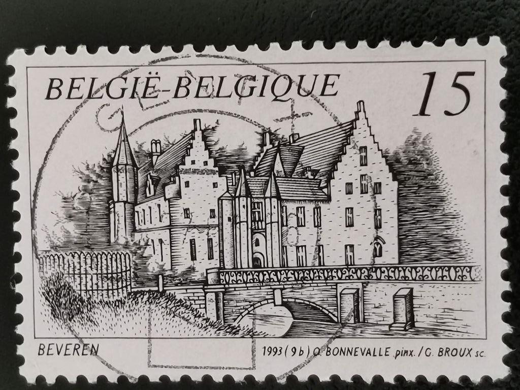 Belgique 1993 - châteaux - Cortewalle in Beveren, Enlèvement ou Envoi, Affranchi