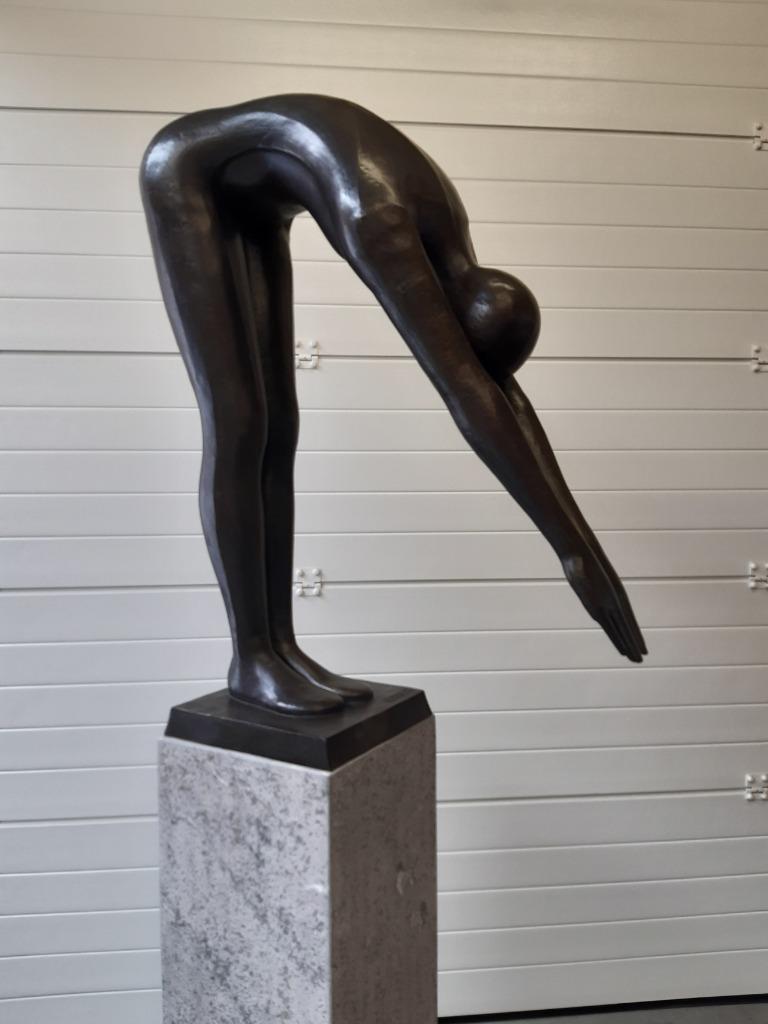 Bronzen duiker meerdere modellen/zwemvijver, zwembad, Wellne, Tuin en Terras, Ophalen of Verzenden, Nieuw, Overige materialen