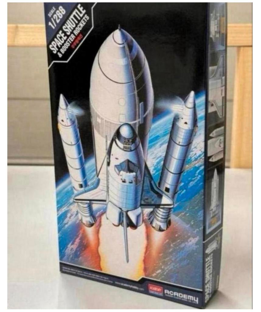 Modelbouw raket Academy Shuttle and Booster 1/288 schaal, Hobby en Vrije tijd, Modelbouw | Overige, Nieuw, 1:144 of kleiner, Ophalen of Verzenden
