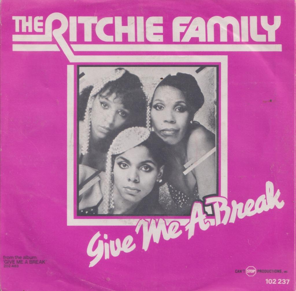 The Ritchie Family – Give me a break / All my love - Single, Cd's en Dvd's, Ophalen of Verzenden, Gebruikt, Pop