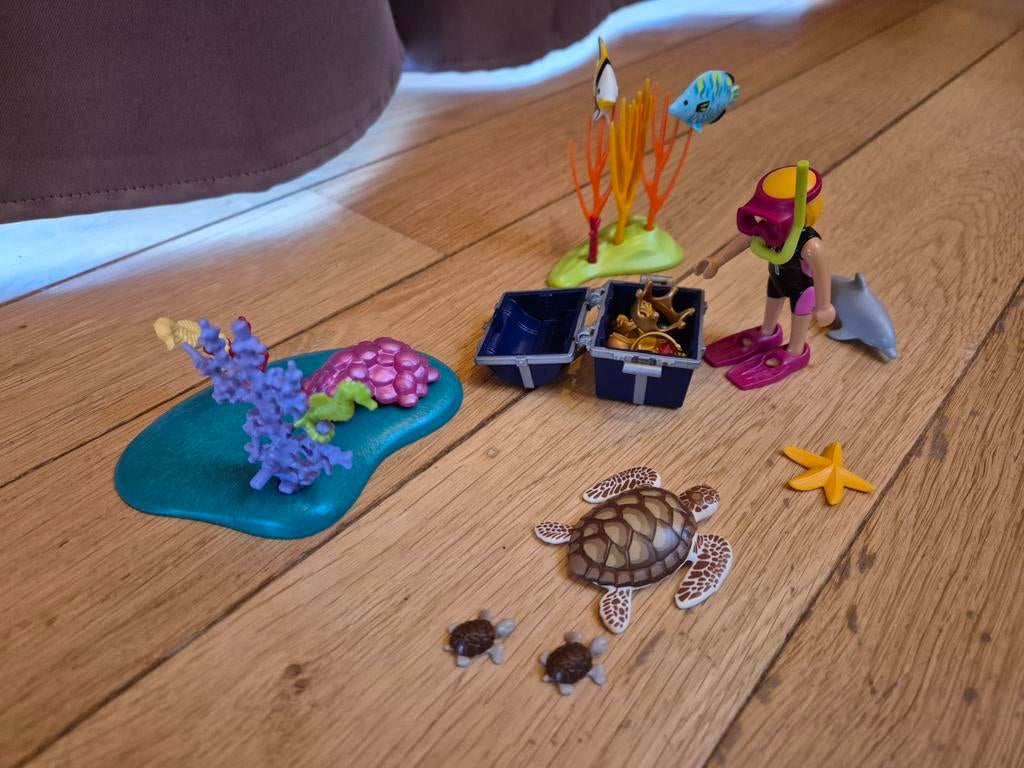 Playmobil la plongeuse, Enlèvement ou Envoi, Utilisé, Playmobil en vrac