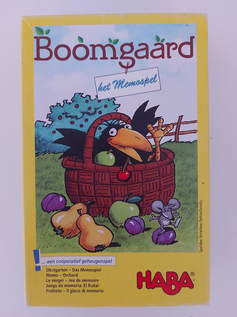 Gezelschapsspel Boomgaard, Ophalen