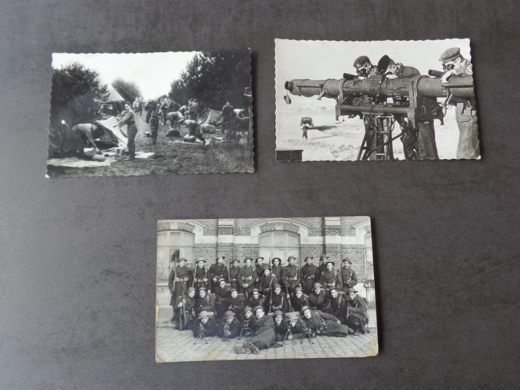 3 anciennes photos de l'armée belge, Enlèvement