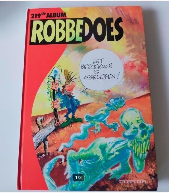 Strip Robbedoes 219 G.Raf Zerk Agent 212 Stripverhaal BD, Boeken, Stripverhalen, Eén stripboek, Ophalen of Verzenden