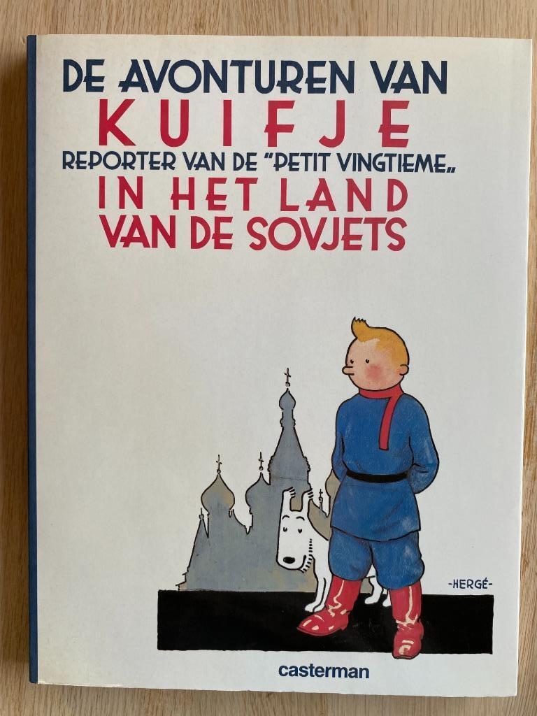 KUIFJE - FACSIMILE -  In het land van de Sovjets, Enlèvement ou Envoi, Une BD, Comme neuf, Herge