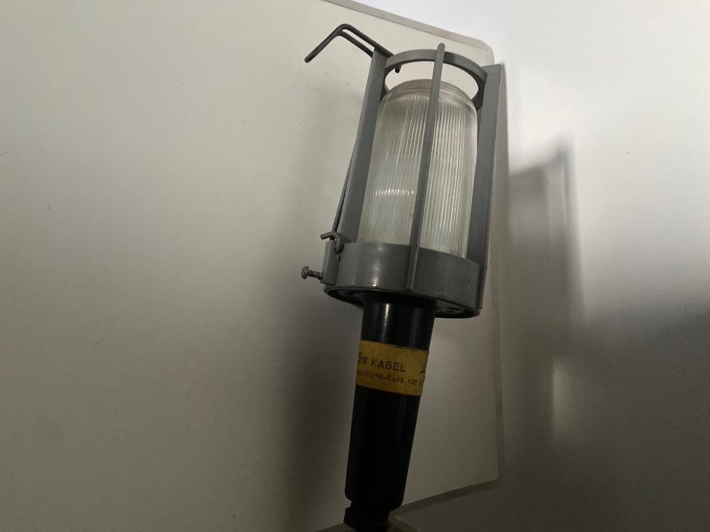 Looplamp , Werklamp met 7,5 m kabel, Ophalen