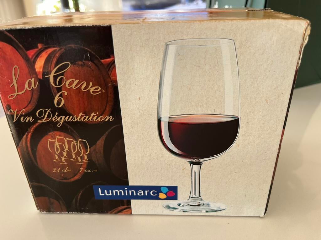 Wijnglazen Luminarc - La Cave - per 6, Ophalen of Verzenden, Zo goed als nieuw