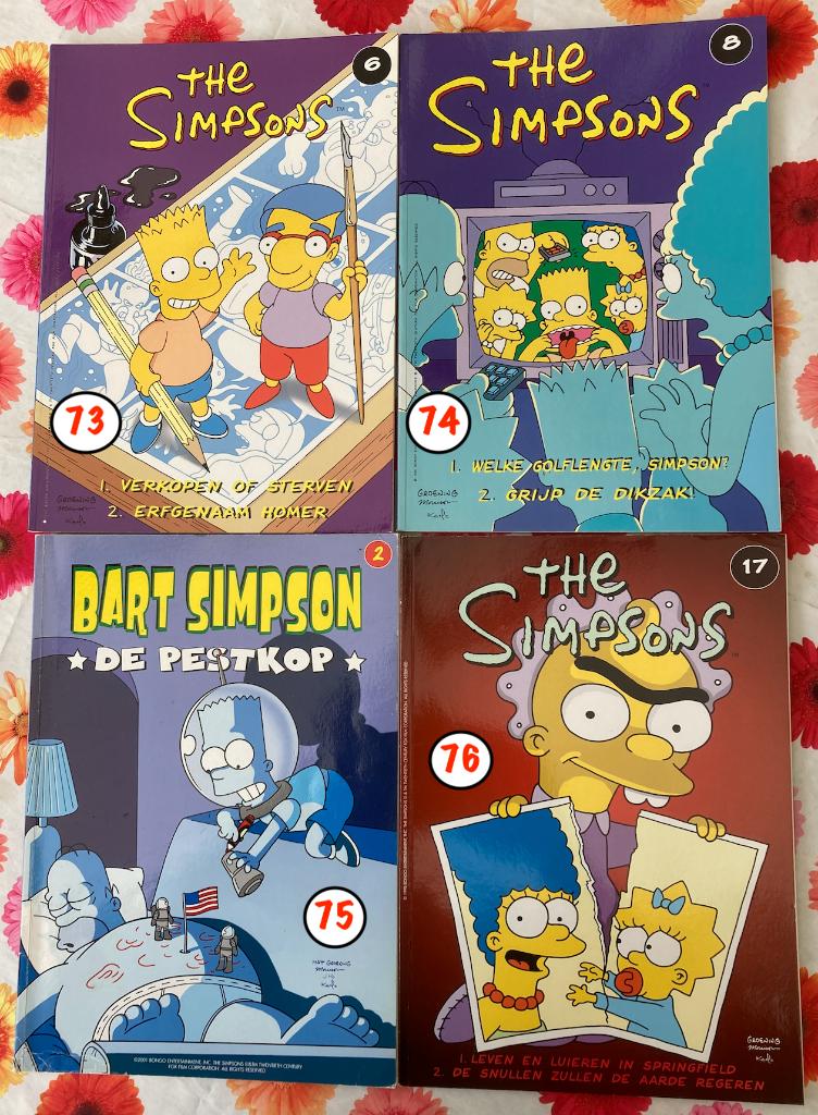 strips: The Simpsons, & Bart Simpson in Nieuwstaat, Plusieurs BD, Enlèvement, Comme neuf, Meerdere auteurs