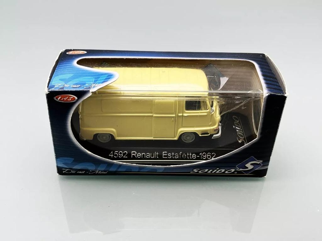 1:43 Solido 4592 Renault Estafette 1962 lichtgeel, Hobby & Loisirs créatifs, Enlèvement ou Envoi, Comme neuf, Voiture, Solido