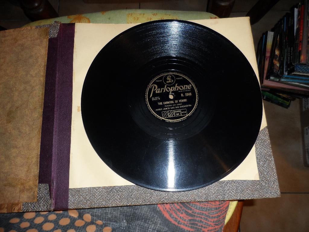 HARRY JAMES and his orchestra disque 78 RPM  Parlophone ..., Enlèvement ou Envoi, Autres formats, Comme neuf, 1940 à 1960