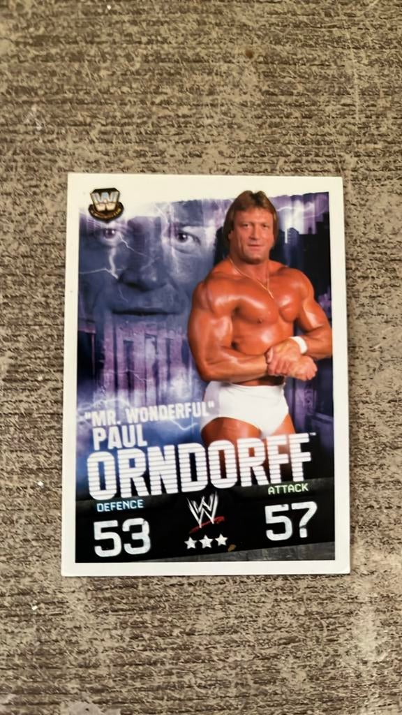 Carte de Paul Orndorff Slam Attax, Collections, Enlèvement ou Envoi, Comme neuf