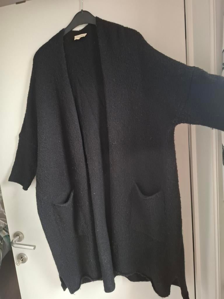 Long gilet American vintage TU noir, American vintage, Porté, Taille 38/40 (M), Noir