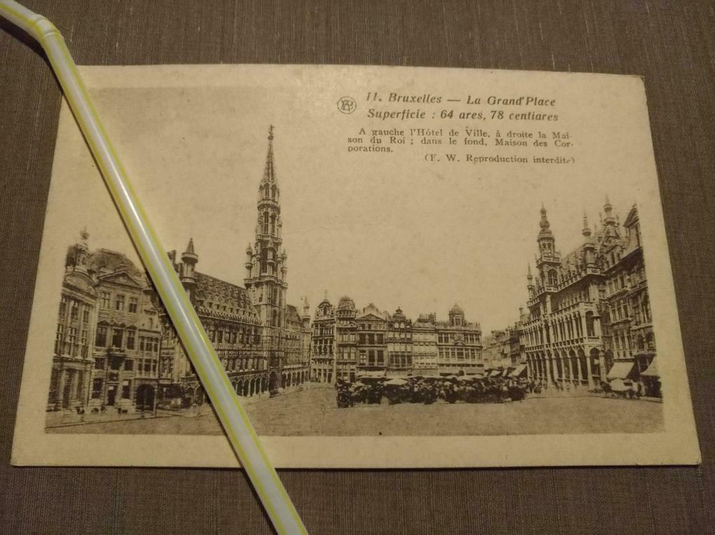 Bruxelles La Grand'Place, Enlèvement, 1920 à 1940, Non affranchie, Bruxelles (Capitale)