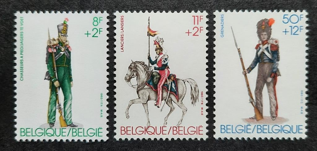 Belgique : COB 2108/10 ** Solidarité 1983, Sans timbre, Neuf, Enlèvement ou Envoi, Non oblitéré