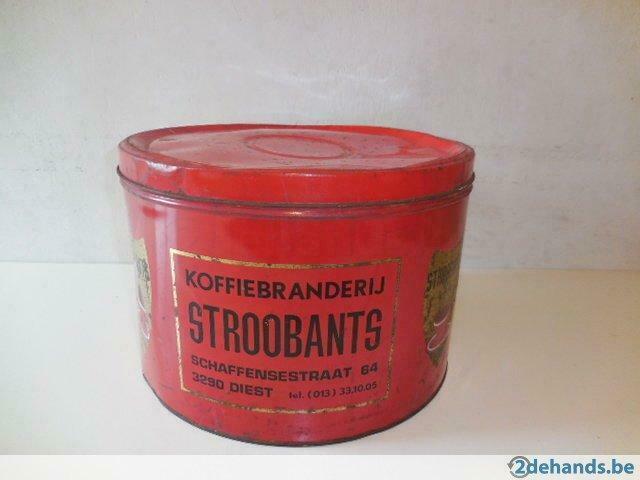 Oud koffieblik Stroobants, Antiek en Kunst
