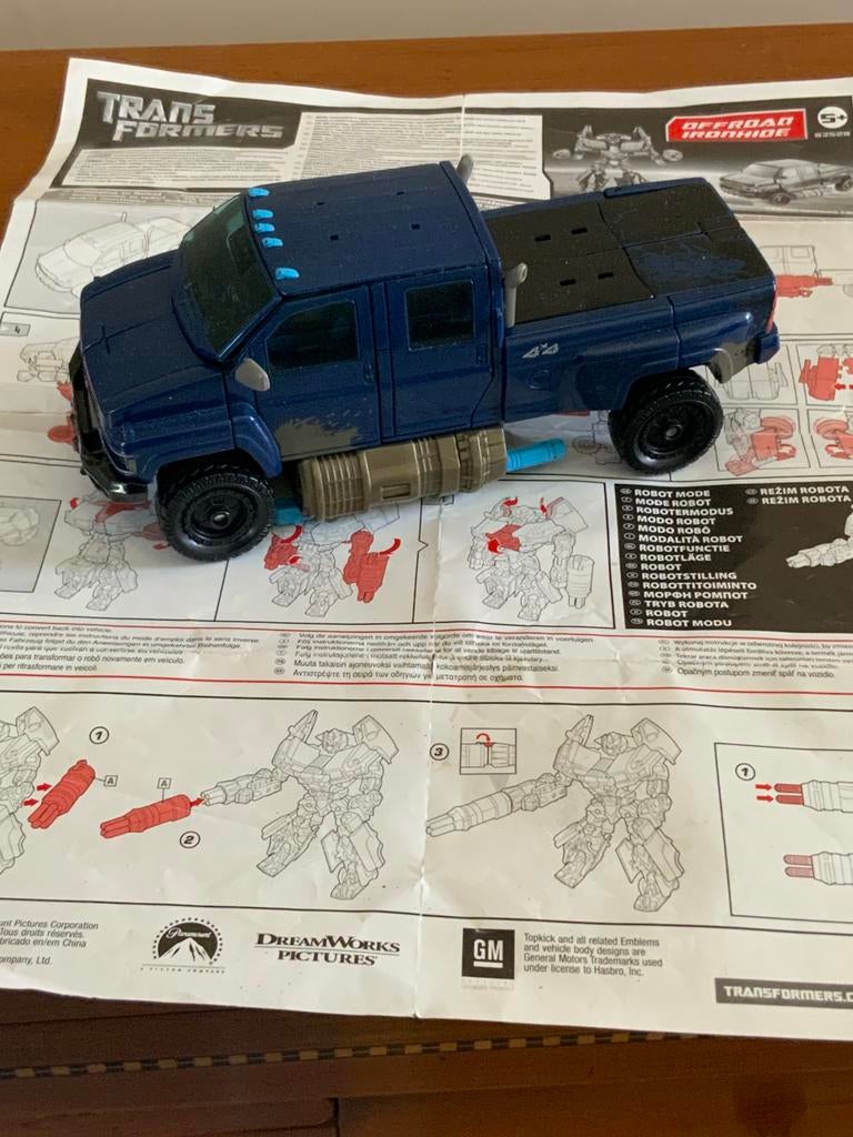 Transformers - offroad Ironhide - Hasbro, Ophalen, Zo goed als nieuw