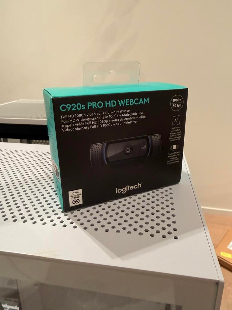 Logitech C920s PRO HD webcam, Logitech, Nieuw, Ophalen of Verzenden, Bedraad
