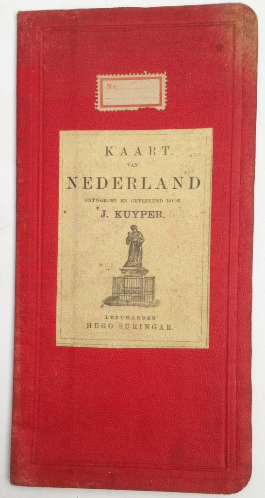 KAART NEDERLAND, Boeken, Atlassen en Landkaarten, Gelezen, Diverse auteurs, Ophalen of Verzenden, Landkaart