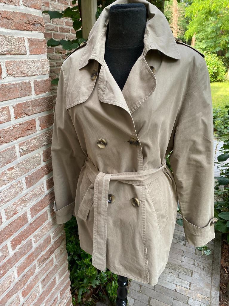 Trench-coat beige kaki Xandres - 38, Vêtements | Femmes, Taille 38/40 (M), Enlèvement ou Envoi, Beige, Comme neuf