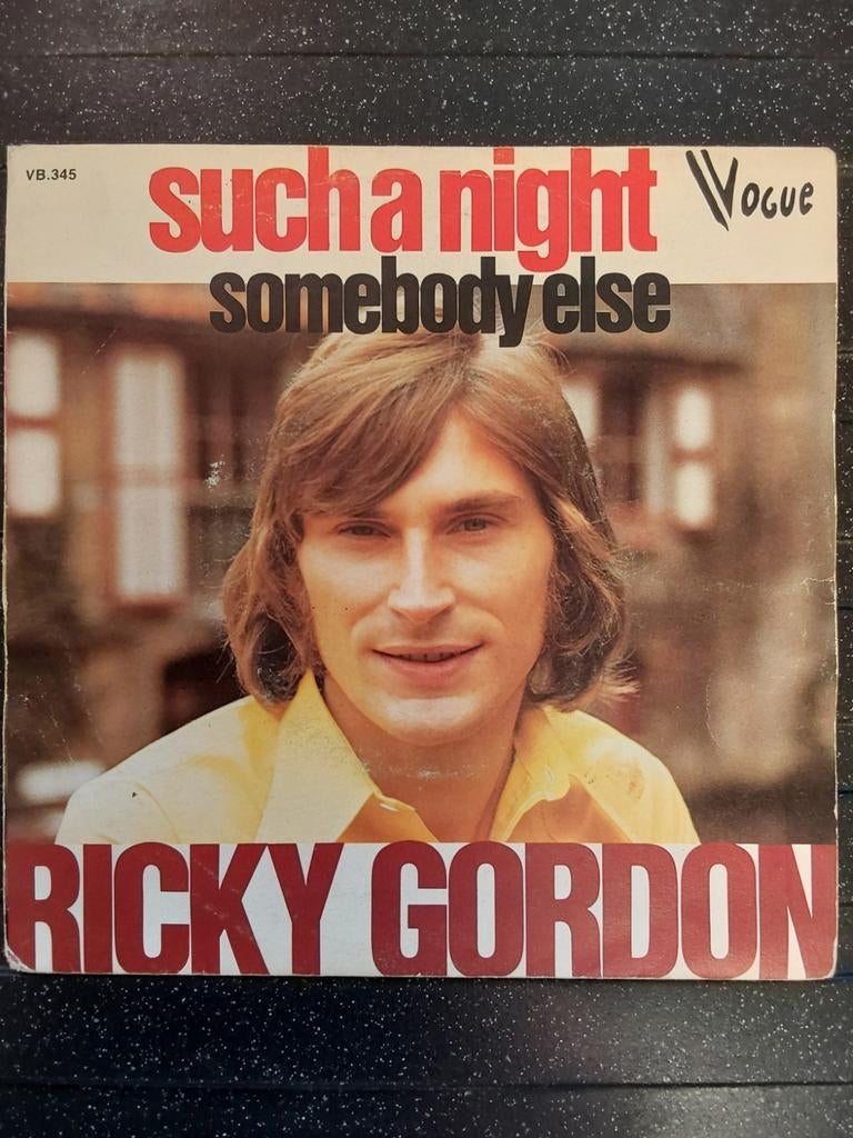 45T Ricky Gordon - Such a night, Cd's en Dvd's, Gebruikt, 7 inch, Single, Ophalen of Verzenden