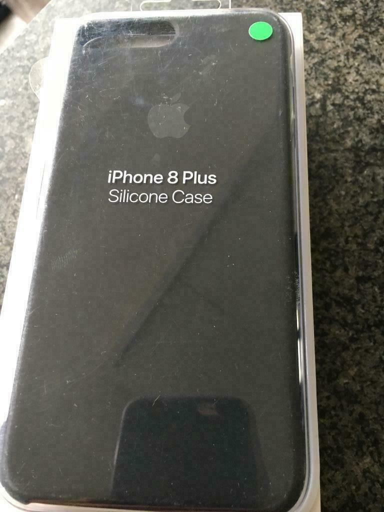 iPhone 8 of 7 Plus Siliconen Case/Hoesje Zwart,Nieuw!, Télécoms, Téléphonie mobile | Housses, Coques & Façades | Apple iPhone