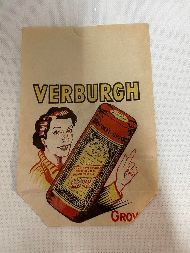 Chicoree verburgh - Materne zakje, Verzamelen, Merken en Reclamevoorwerpen, Ophalen of Verzenden, Zo goed als nieuw