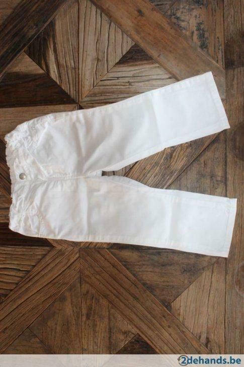 Witte broek meisje Petit Filou maat 86, Ophalen of Verzenden, Gebruikt, Meisje