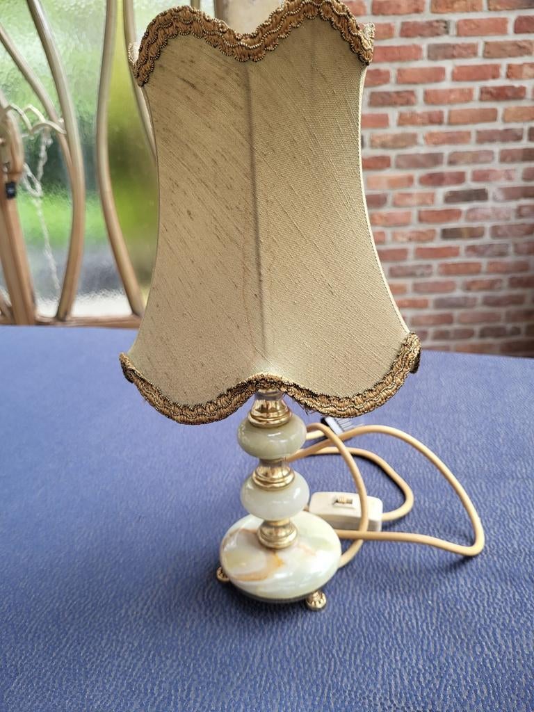 Antieke albasten nachtlamp, Ophalen, Gebruikt