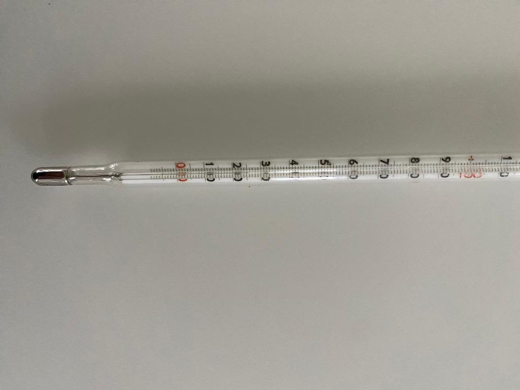 Vintage Labo Jenaer Normalglas Thermometer 0 - 250 Jaren 50, Ophalen of Verzenden